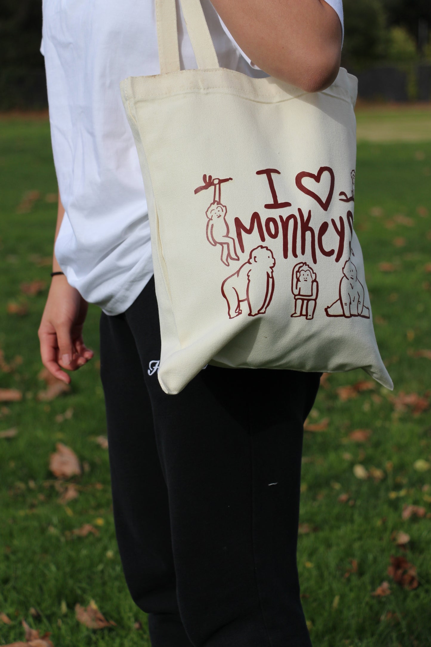 I Love Monkeys Tote